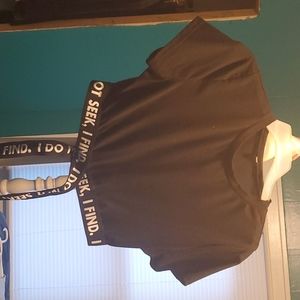 Black Crop Top